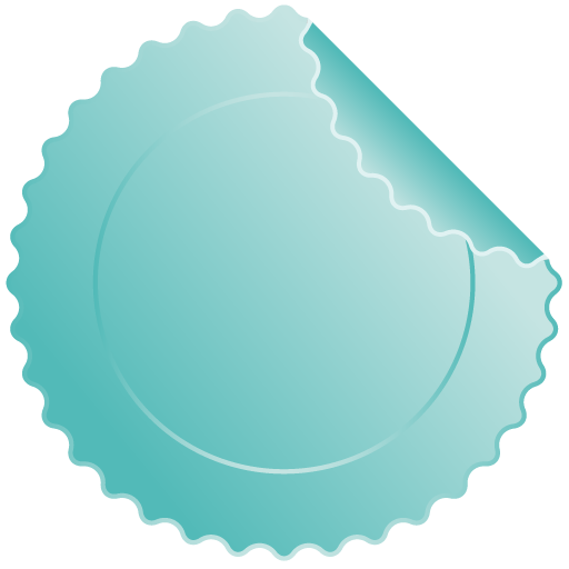 Ценник круглый