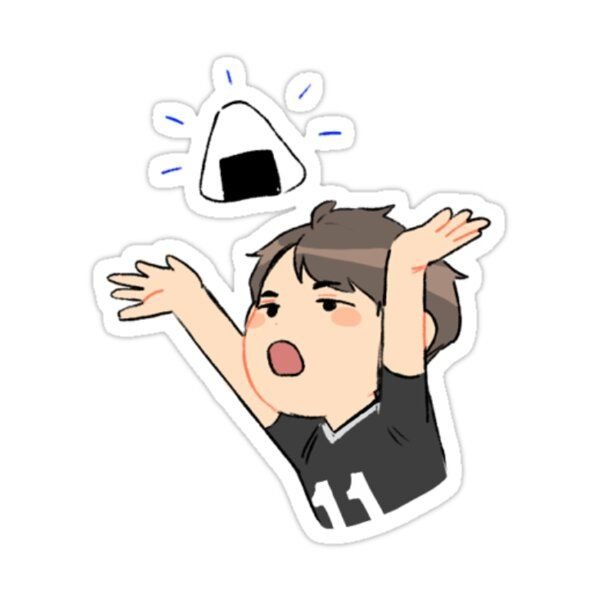 Осаму Мия Чиби волейбол Стикеры