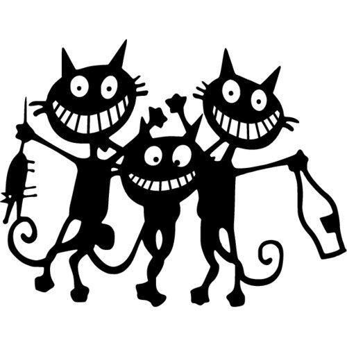 Наклейка Crazy Cat