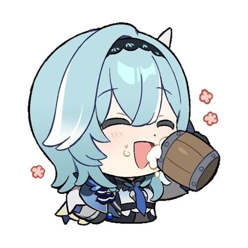 Альбедо Чиби Стикеры Геншин Импакт