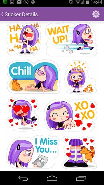 Вайбер персонажи