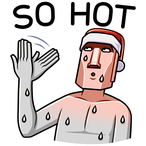 Моаи Стоун Стикеры ВК