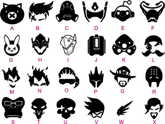 Овервотч значок в виде кота