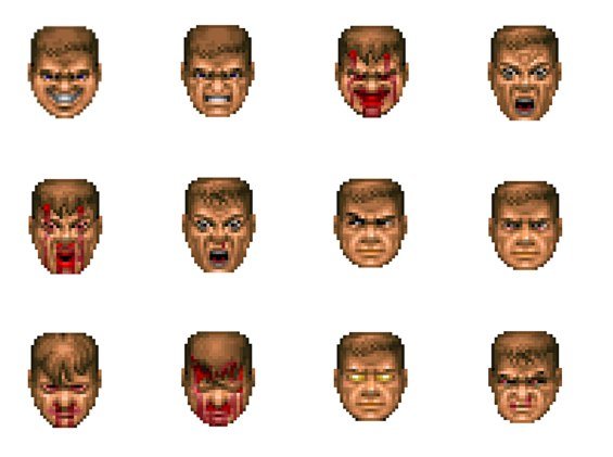 Doom трафарет