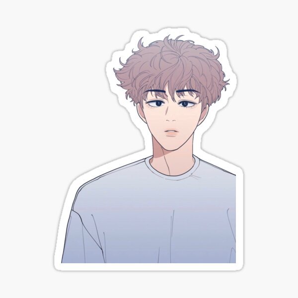 Наклейки манхва парень Жемчужина печати