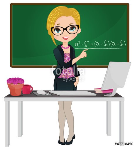 Стикер училка