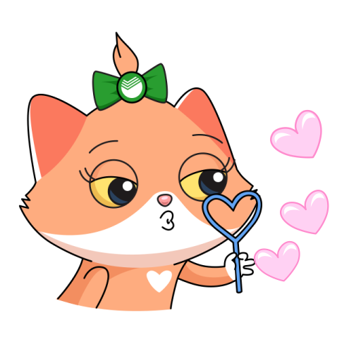 Стикеры СБЕРКОТ И Куся