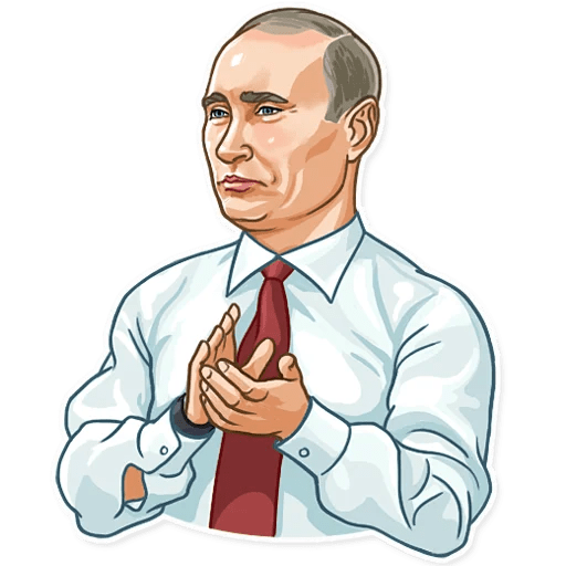 Путин черно белый