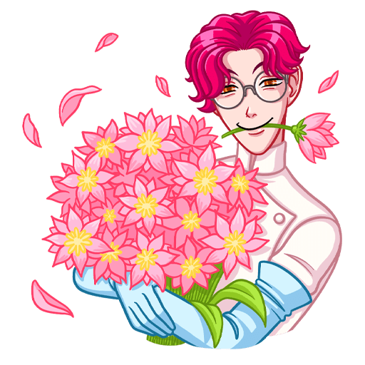 Доктор Валентайн Стикеры на прозрачном фоне