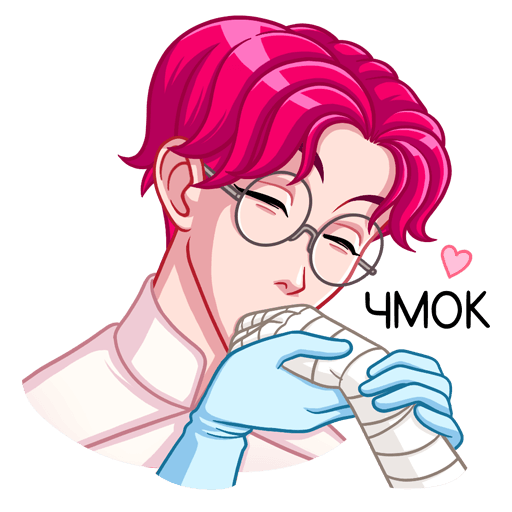 Доктор Валентайн Стикеры ВК