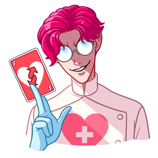 Доктор Валентайн Стикеры арт