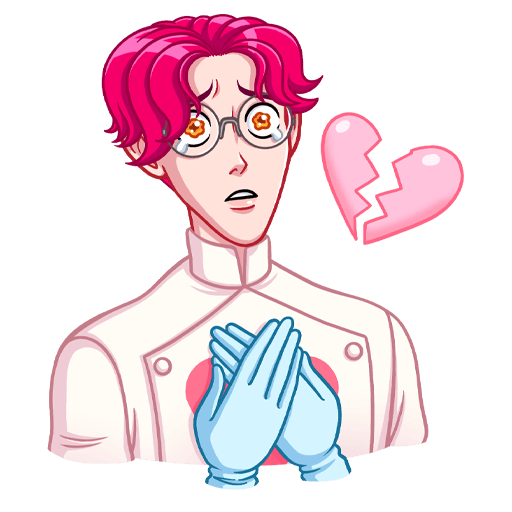 Доктор Валентайн Стикеры арт