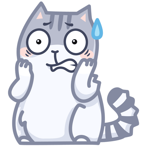 Стикеры ВК серый персик