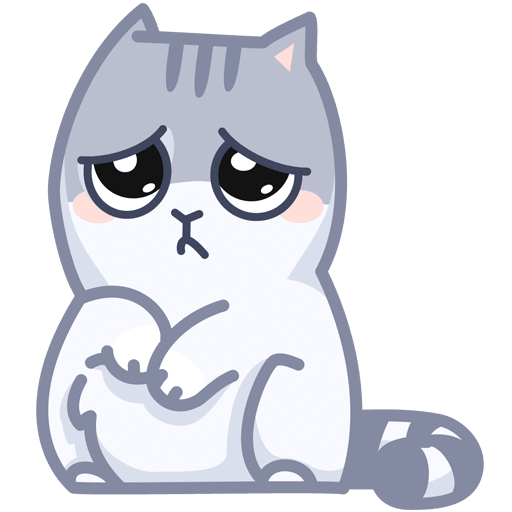 Стикеры ВК серый персик