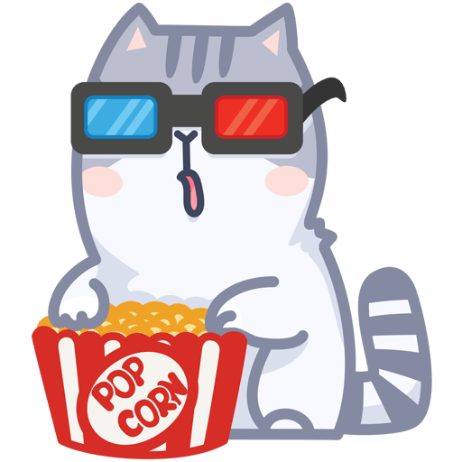 Барсик ВК серый Стикеры