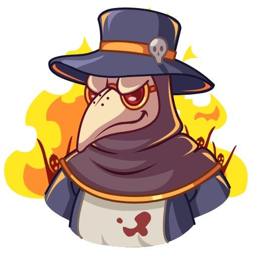 Чумной доктор Стикеры