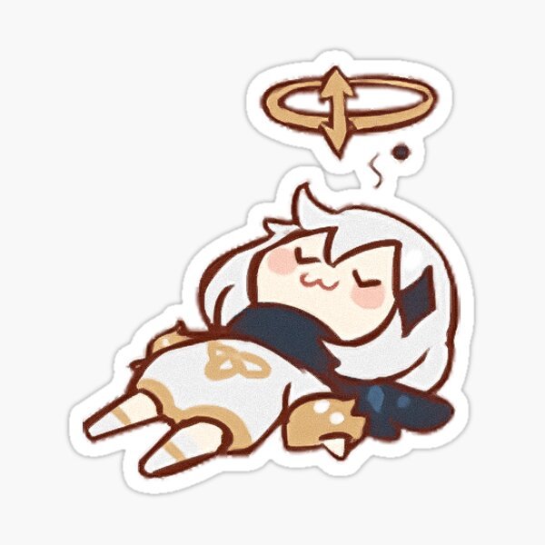 Стикеры Геншин Паймон