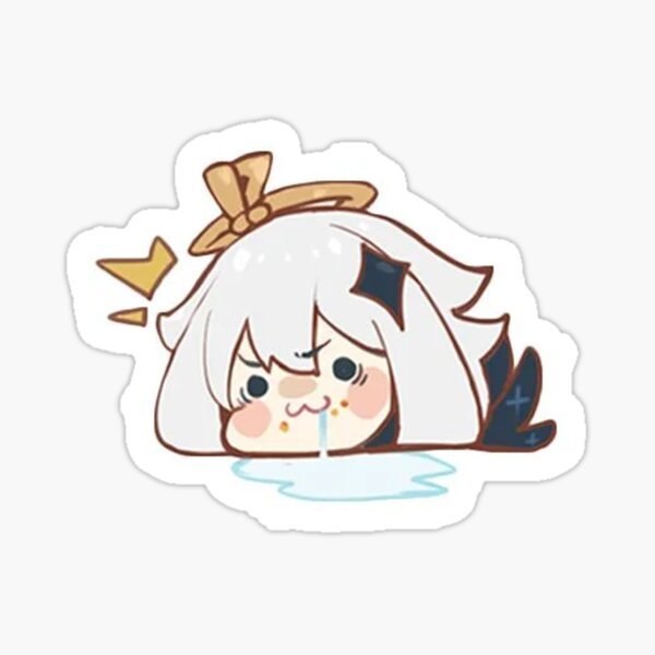 Стикеры Геншин Паймон