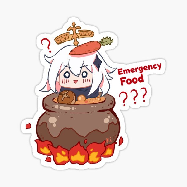 Паймон Геншин Импакт Чиби Стикеры