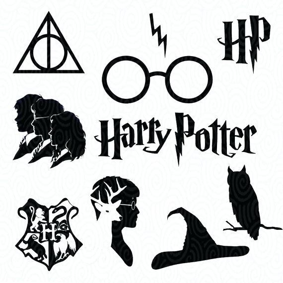 Гарри Поттер силуэт