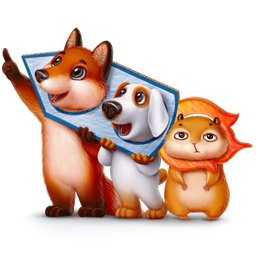 Стикеры белка и стрелка