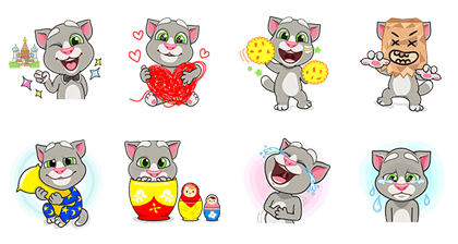 Стикеры говорящий том