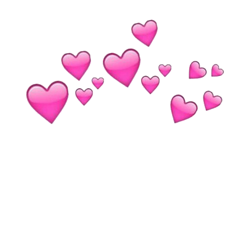 Сердечки не ад головой