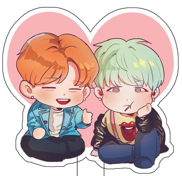 Наклейки БТС Вигуки