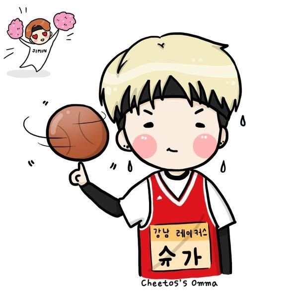 БТС мультяшки мин Юнги