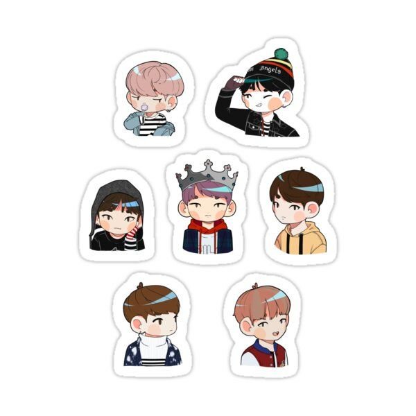 Мини БТС Стикеры