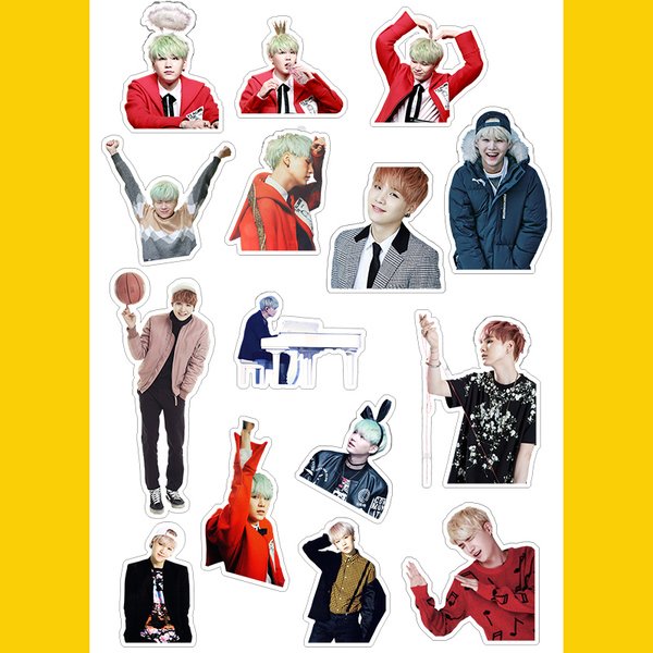 Наклейки БТС Шуга