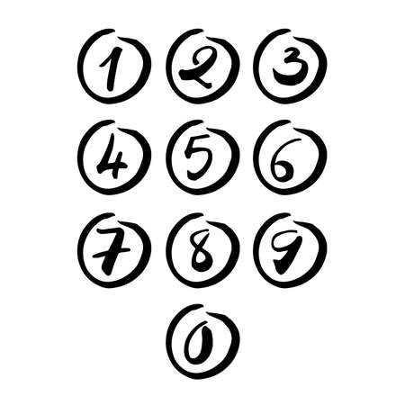 Цифры (с наклейками)