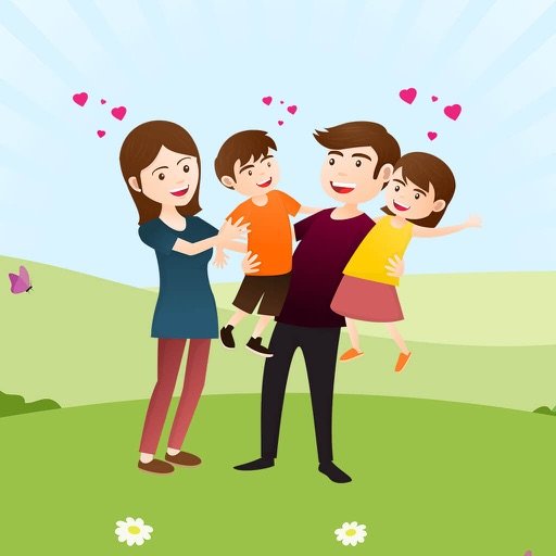 Стикеры семья