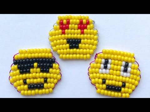 Смайлик из бисера