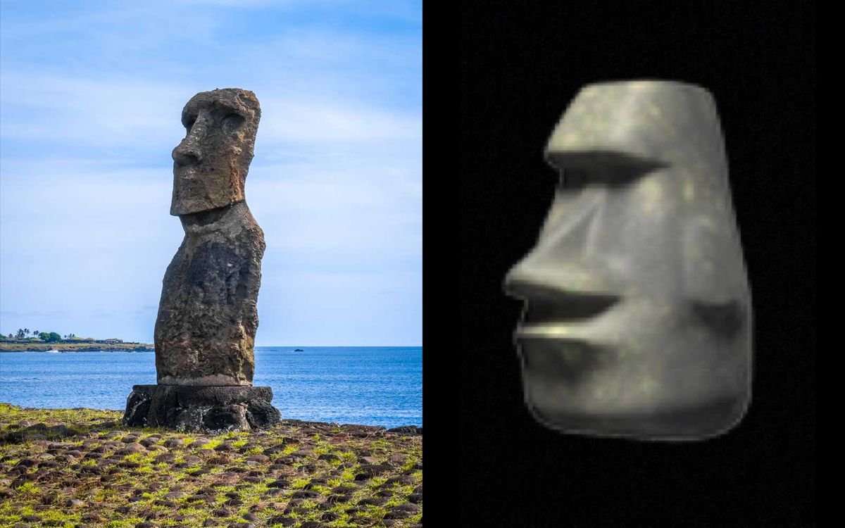Что означает каменное лицо. Моаи Стоун на острове Пасхи. Моаи Стоун ЭМОДЖИ. Камень с острова Пасхи ЭМОДЖИ. Камни Моаи на острове Пасхи.