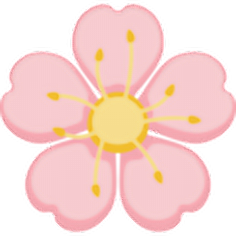 Цветок вишни эмодзи