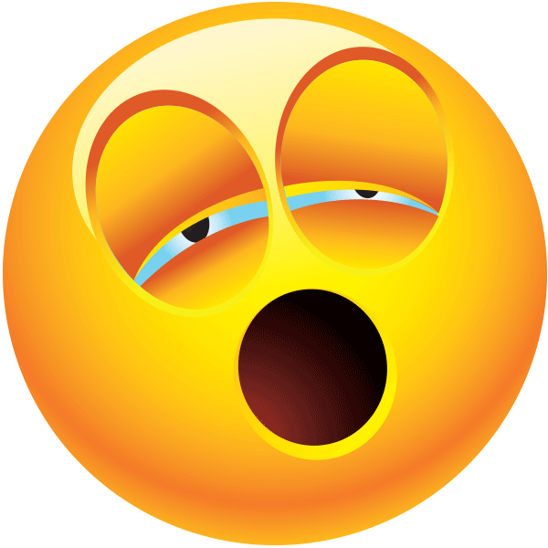 Скучный смайлик