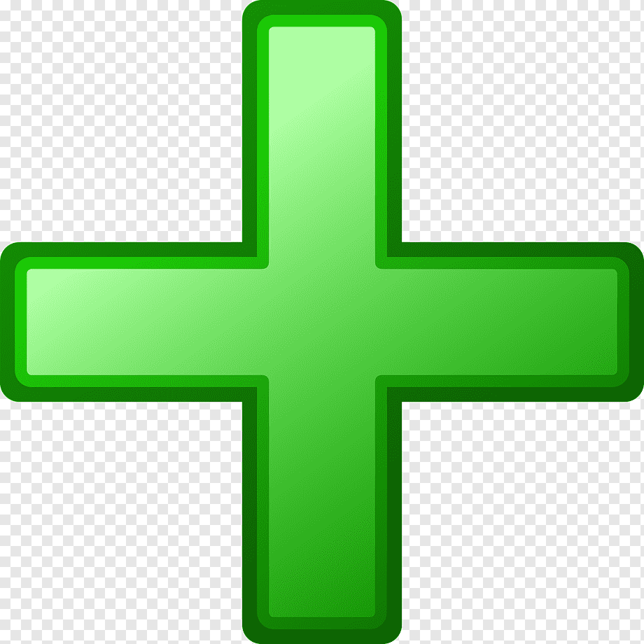 Зеленый крестик