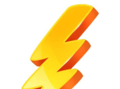 Смайл молния прозрачный фон много