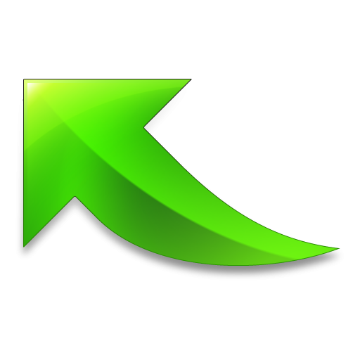 Темно зеленая стрелка