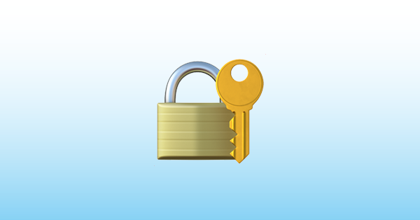 ЭМОДЖИ ключик замок