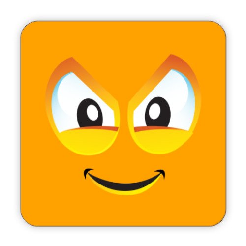 Квадрат с рожицей