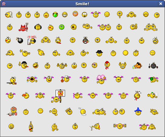 Смайлики аськи