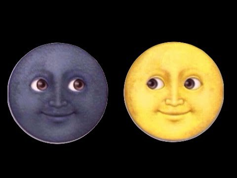 Смайл черная Луна