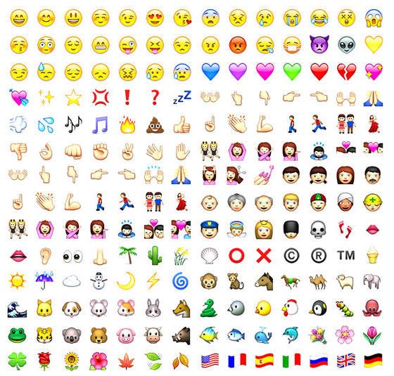 Значки айфон эмодзи
