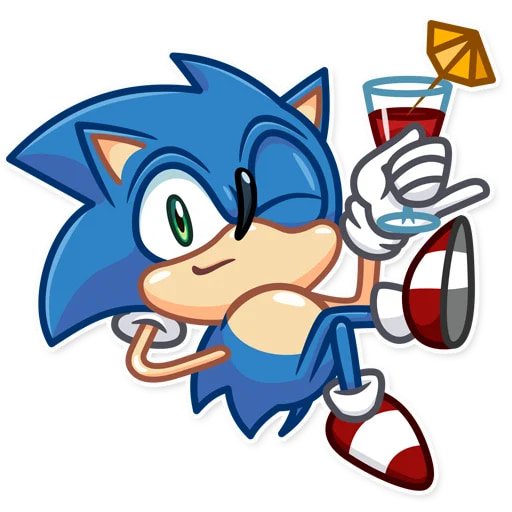 Соник Стикеры телеграмм