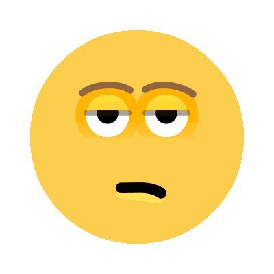 Смайлик закатывающий глаза