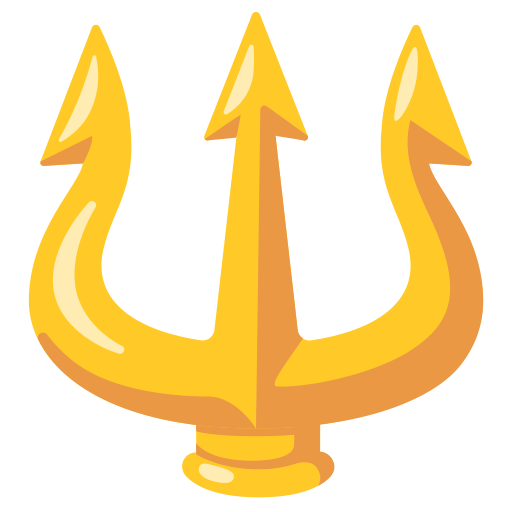 Смайлик трезубец