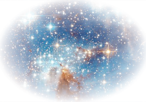 Мелкие звезды на прозрачном фоне