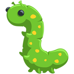 Эмодзи червяк